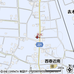 長野県伊那市西春近表木6855-5周辺の地図