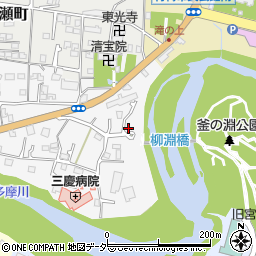 東京都青梅市大柳町1384-5周辺の地図