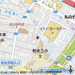 埼玉県和光市本町13-52周辺の地図