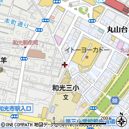 埼玉県和光市本町13-64周辺の地図