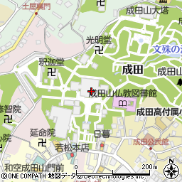 大本山成田山新勝寺周辺の地図