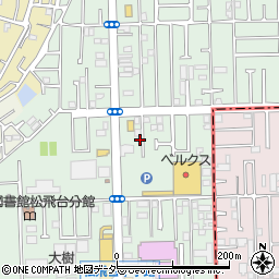 千葉県松戸市松飛台171周辺の地図