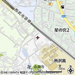 埼玉県所沢市久米1216-11周辺の地図