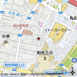 埼玉県和光市本町13-47周辺の地図