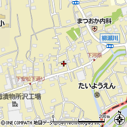 埼玉県所沢市下安松875周辺の地図