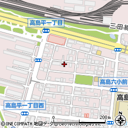 上福高島平ハウス周辺の地図