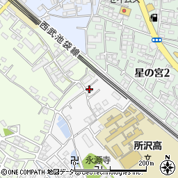 埼玉県所沢市久米1213-11周辺の地図