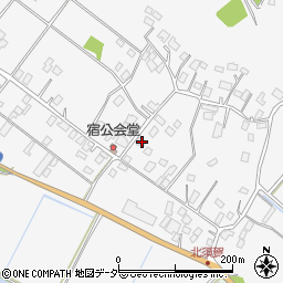 千葉県成田市北須賀195周辺の地図