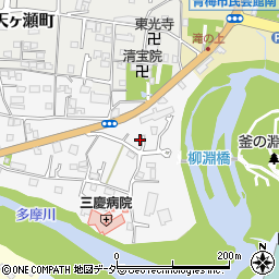 東京都青梅市大柳町1384-11周辺の地図