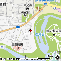 東京都青梅市大柳町1384-6周辺の地図