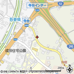 千葉県成田市山之作250周辺の地図