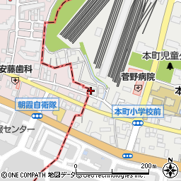 埼玉県和光市本町29-3周辺の地図