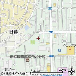 千葉県松戸市松飛台175-8周辺の地図