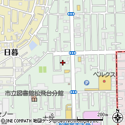 千葉県松戸市松飛台174周辺の地図