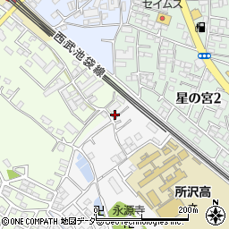 埼玉県所沢市久米1213周辺の地図