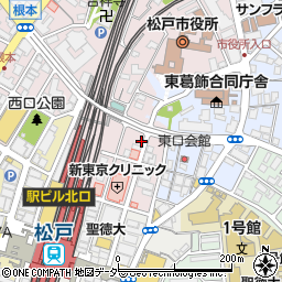 千葉県松戸市根本454周辺の地図
