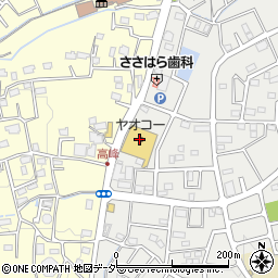 東和銀行ヤオコー所沢椿峰店 ＡＴＭ周辺の地図