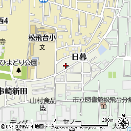 千葉県松戸市日暮825-50周辺の地図