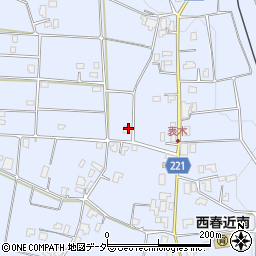 長野県伊那市西春近表木6892-2周辺の地図