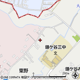 千葉県鎌ケ谷市粟野461周辺の地図
