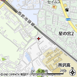 埼玉県所沢市久米1213-14周辺の地図