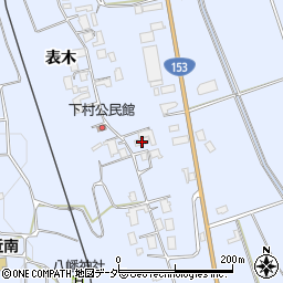 長野県伊那市西春近表木6317周辺の地図