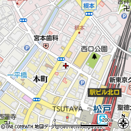 Ｌｅａｆジュニア　松戸教室周辺の地図
