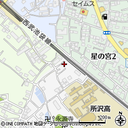 埼玉県所沢市久米1213-20周辺の地図