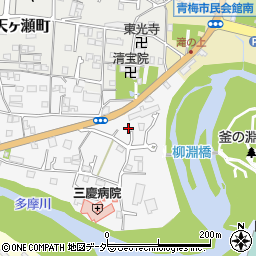 東京都青梅市大柳町1384-12周辺の地図