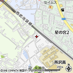 埼玉県所沢市久米1213-16周辺の地図