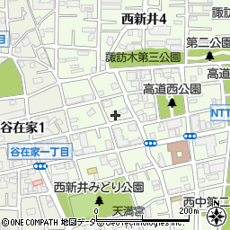 日本食研足立営業所周辺の地図