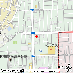 ファミリーマート松戸松飛台店周辺の地図