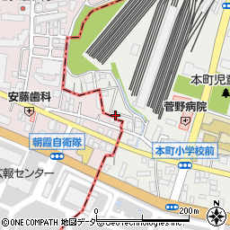埼玉県和光市本町29-6周辺の地図