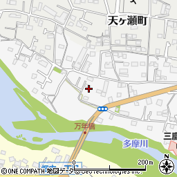 東京都青梅市大柳町周辺の地図