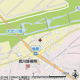 山梨県北杜市武川町三吹2123周辺の地図