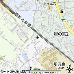 埼玉県所沢市久米1213-12周辺の地図