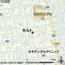 東京都葛飾区水元4丁目15周辺の地図