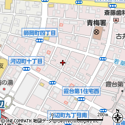 東京都青梅市河辺町10丁目周辺の地図
