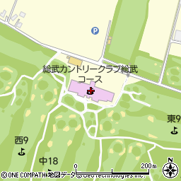 総武カントリークラブ総武コース周辺の地図