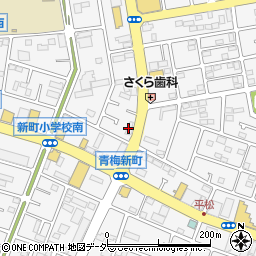 青梅信用金庫青梅東支店周辺の地図