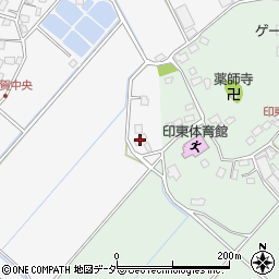 千葉県成田市北須賀1382-2周辺の地図