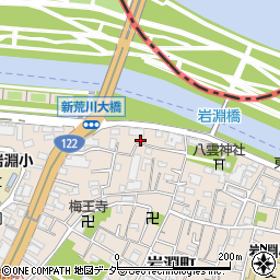 東京都北区岩淵町24-6周辺の地図