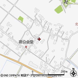 千葉県成田市北須賀221周辺の地図