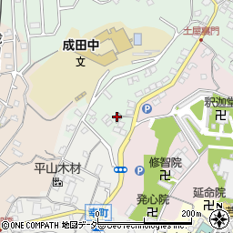 千葉県成田市土屋1642周辺の地図