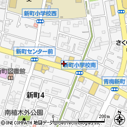 ゲオ青梅新町店周辺の地図