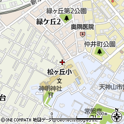 千葉県松戸市胡録台10-5周辺の地図