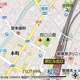 アスビーファム　松戸西口店周辺の地図