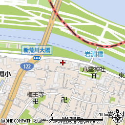 東京都北区岩淵町24-5周辺の地図