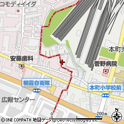埼玉県和光市本町29-15周辺の地図