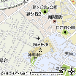 千葉県松戸市胡録台12周辺の地図